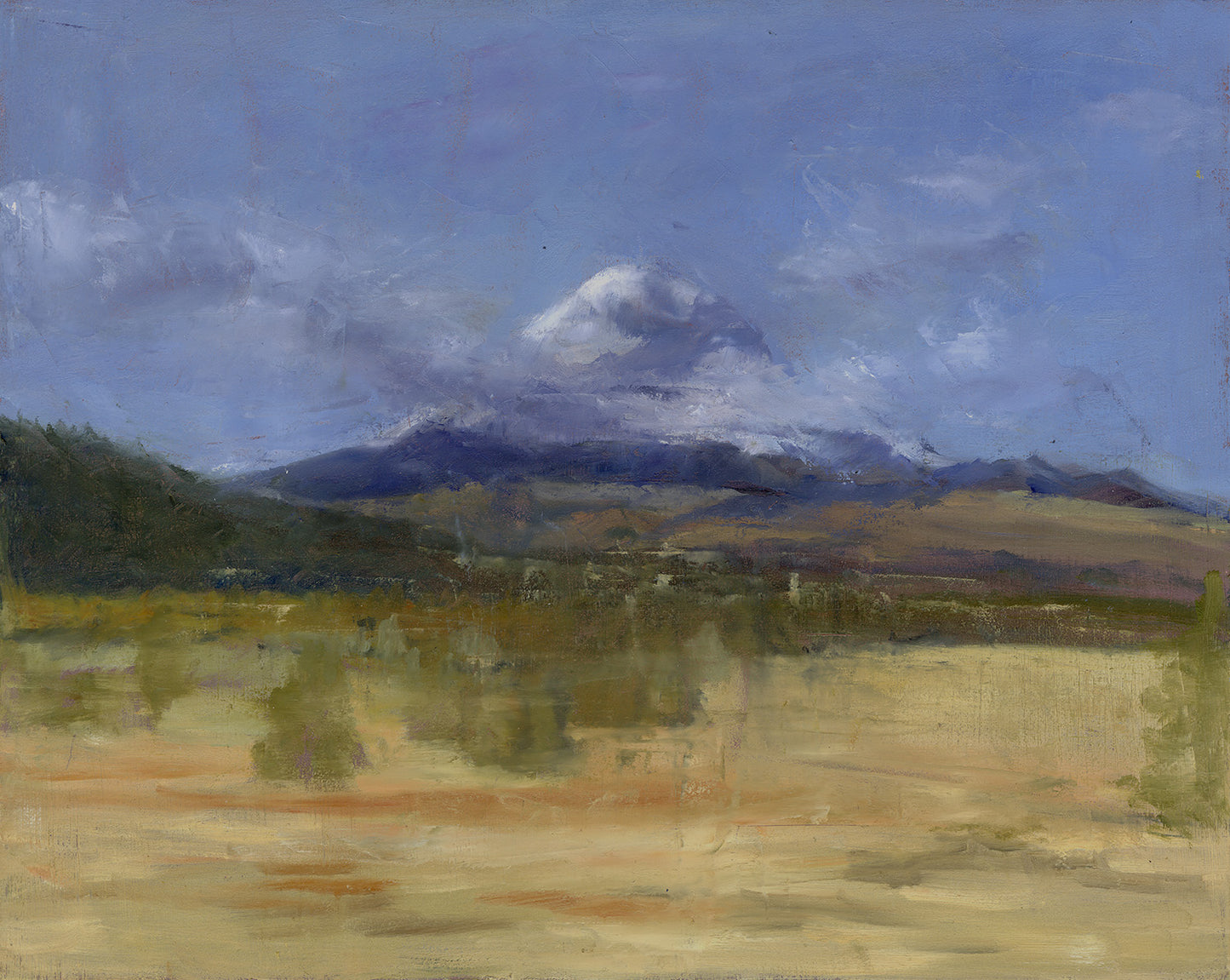 Clouds Over Mt. Adams | Original Oil Painting