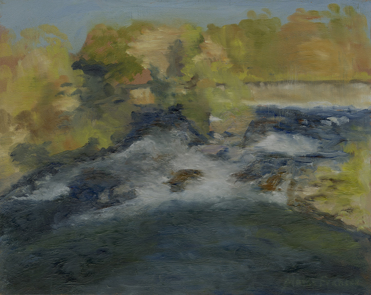 Idaho Falls | Original Oil Painting