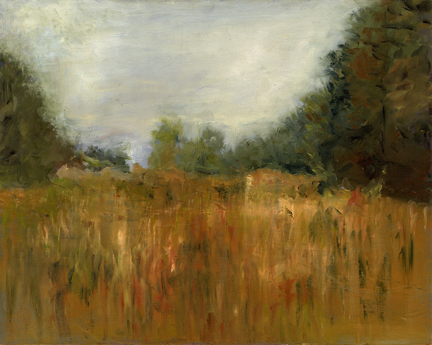 Autumn Field Glenwood WA | Original Oil Painting