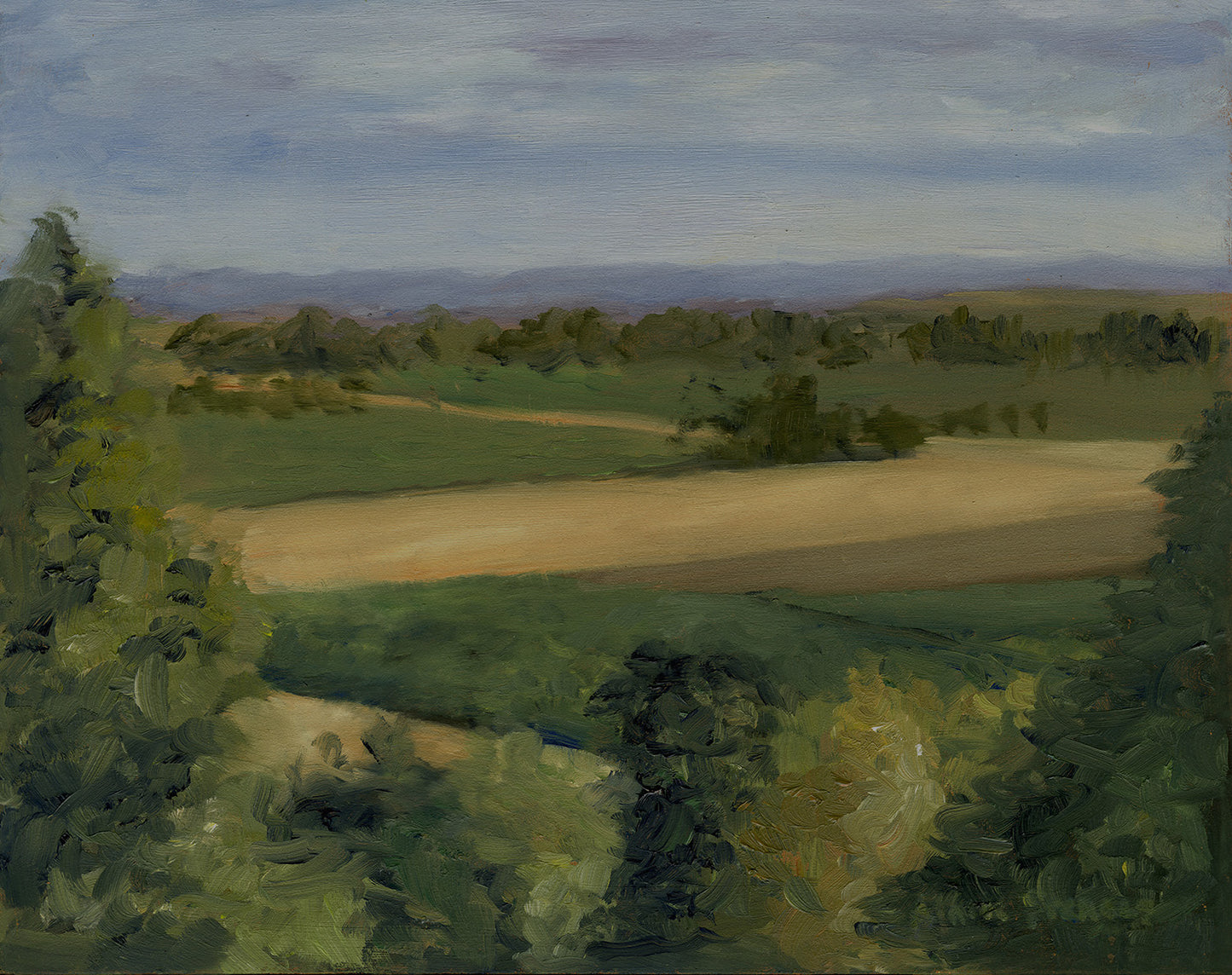 Mount Angel Abbey SE Overlook | Original Oil Painting
