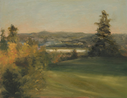 Mount Angel Abbey Southeast Overlook | Original Oil Painting